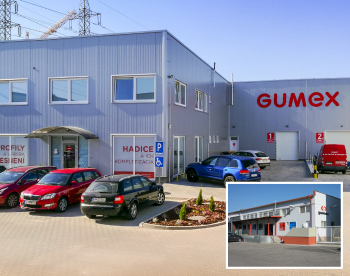 GUMEX Bratislava - nové a původní prostory Společnost GUMEX - sídlo
